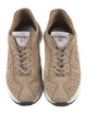 Chanel Interlocking CC Logo Suede Sneakers