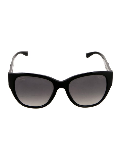 Chanel Interlocking CC Logo Cat-Eye Sunglasses