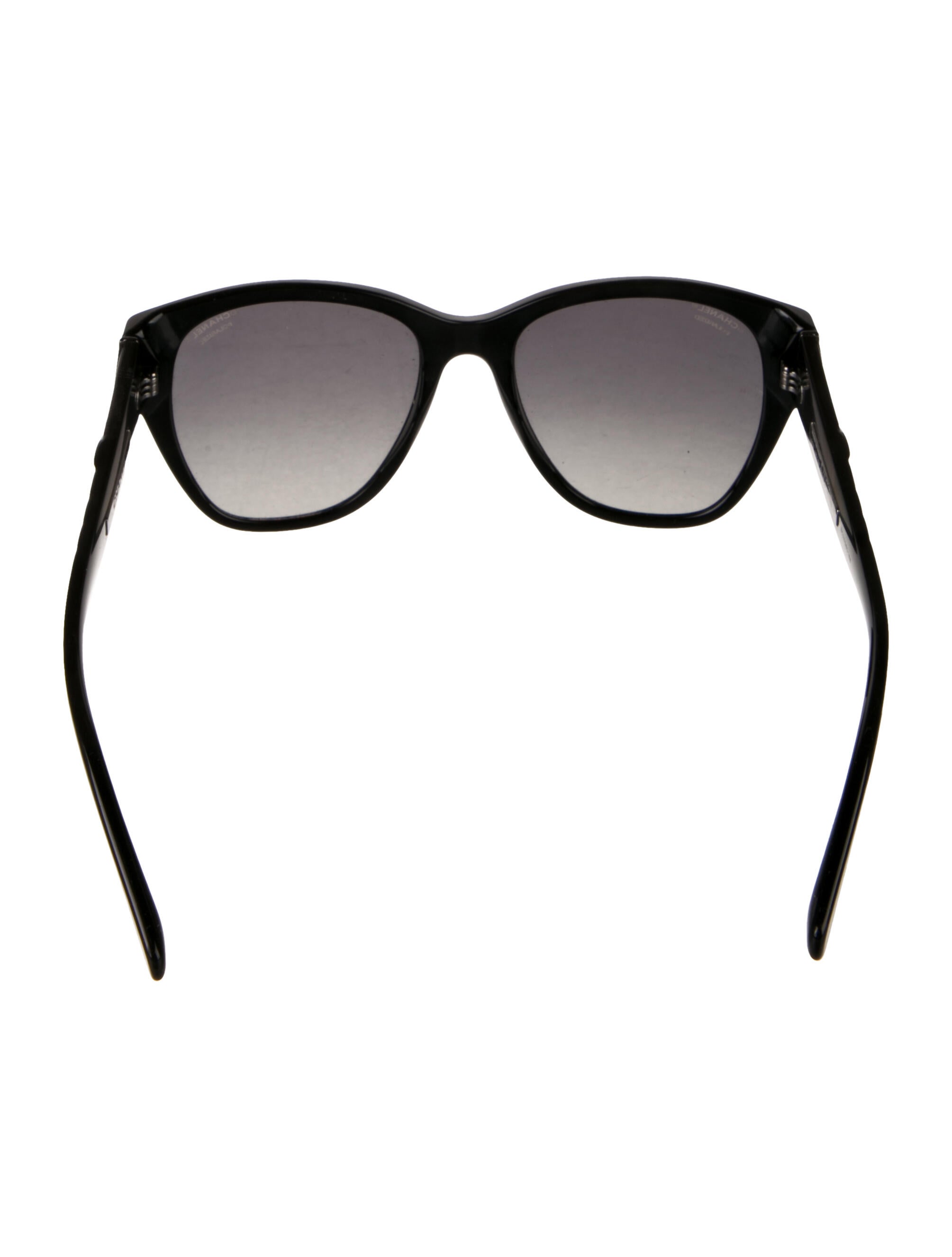 Chanel Interlocking CC Logo Cat-Eye Sunglasses