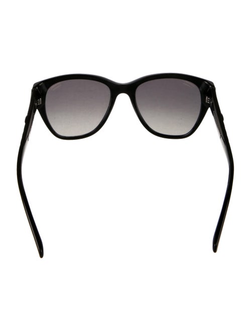 Chanel Interlocking CC Logo Cat-Eye Sunglasses