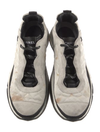 Chanel Interlocking CC Logo Mesh Sneakers