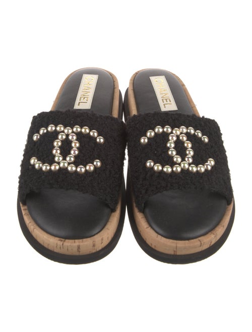 Chanel 2024 Interlocking CC Logo Slides