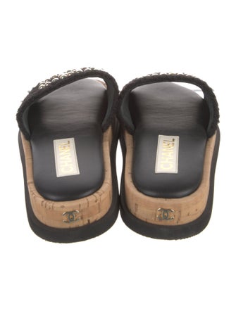 Chanel 2024 Interlocking CC Logo Slides