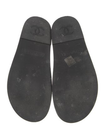 Chanel 2024 Interlocking CC Logo Slides