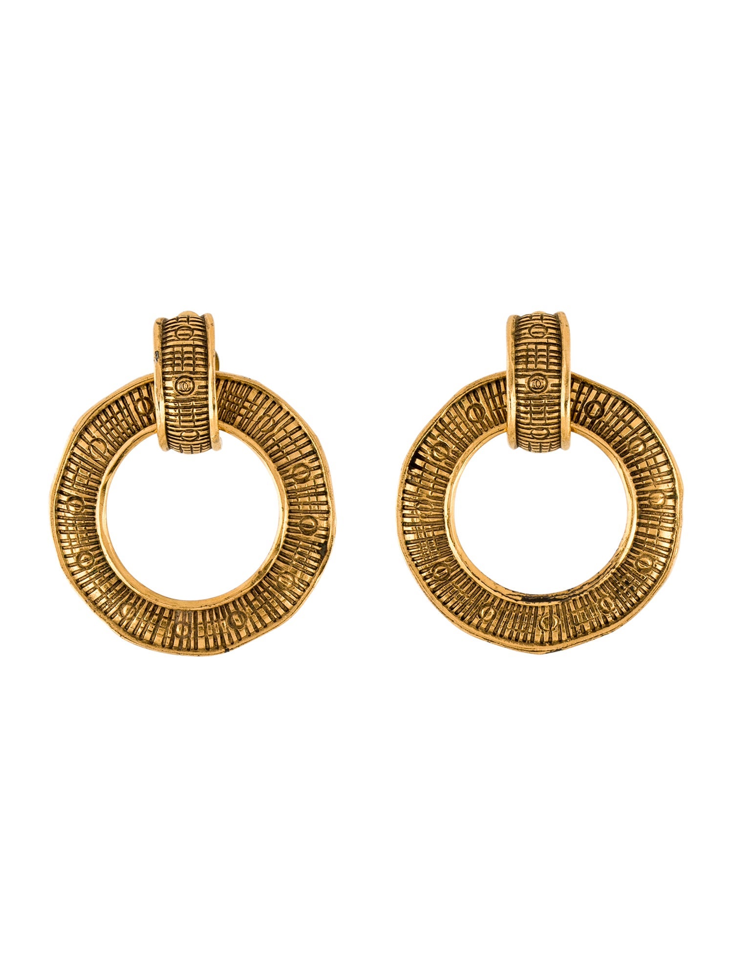Chanel Vintage Clip-On Dop Earrings