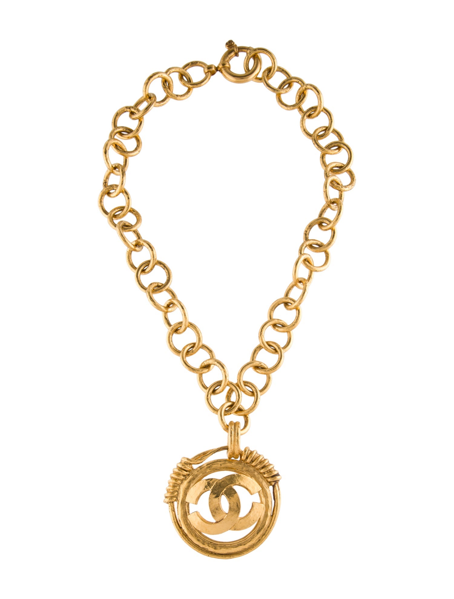 Chanel Vintage CC Pendant Necklace