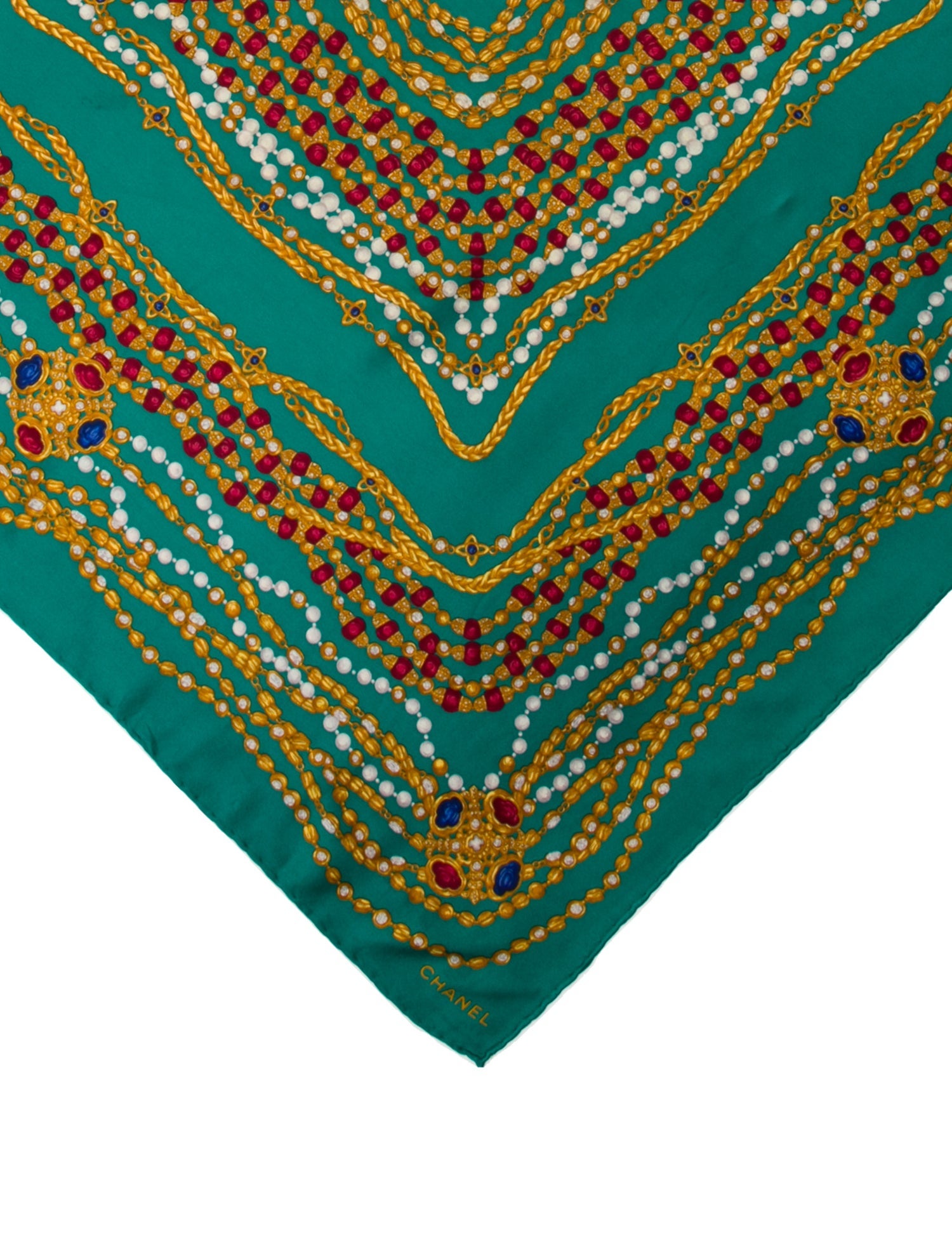 Chanel Silk Vintage Scarf