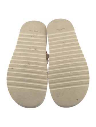 Chanel 2022 Interlocking CC Logo Slingback Sandals