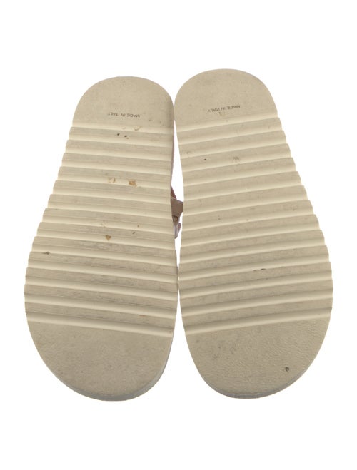 Chanel 2022 Interlocking CC Logo Slingback Sandals