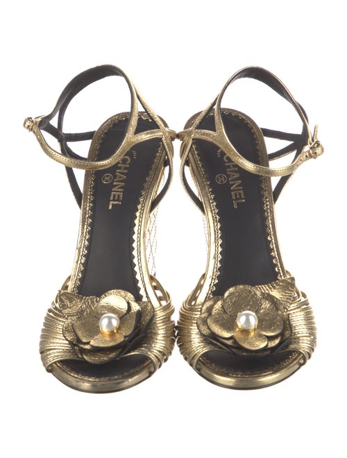 Chanel 2016 Interlocking CC Logo Sandals