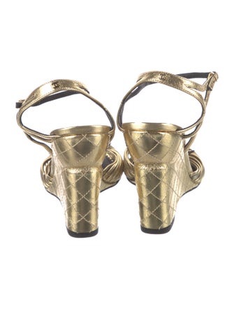 Chanel 2016 Interlocking CC Logo Sandals