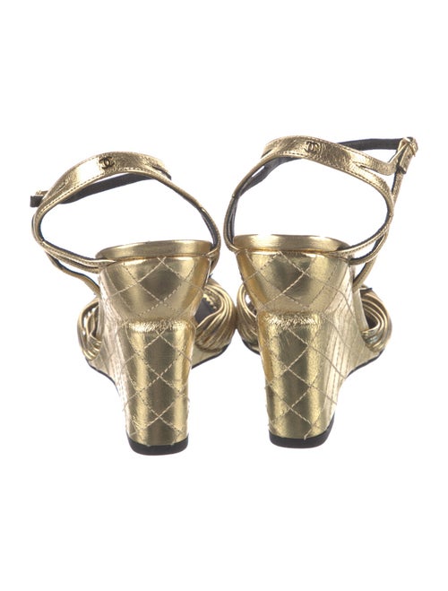 Chanel 2016 Interlocking CC Logo Sandals