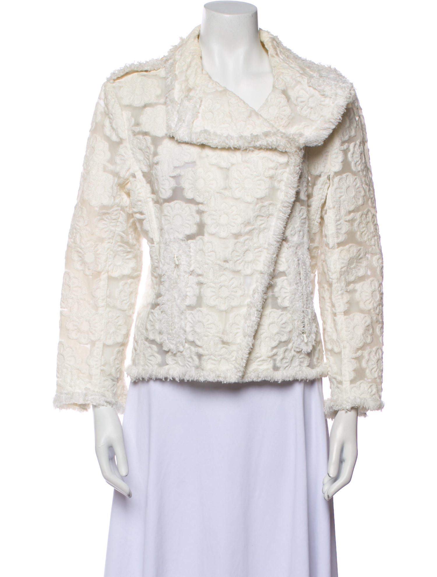 Chanel Vintage 2009 Faux Fur Jacket