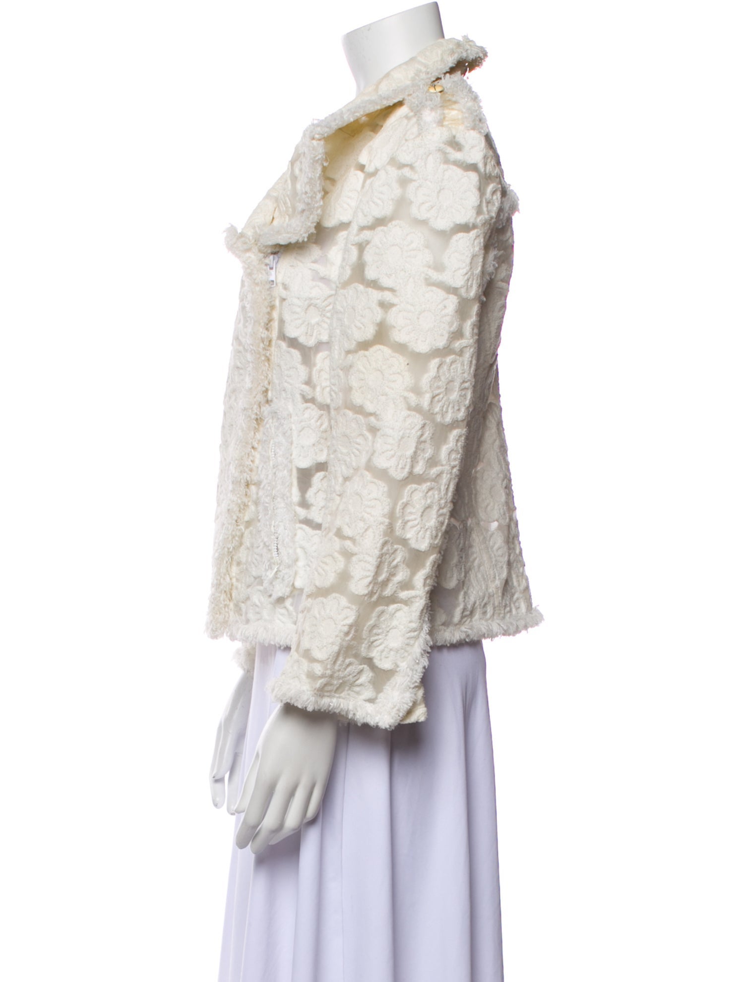 Chanel Vintage 2009 Faux Fur Jacket