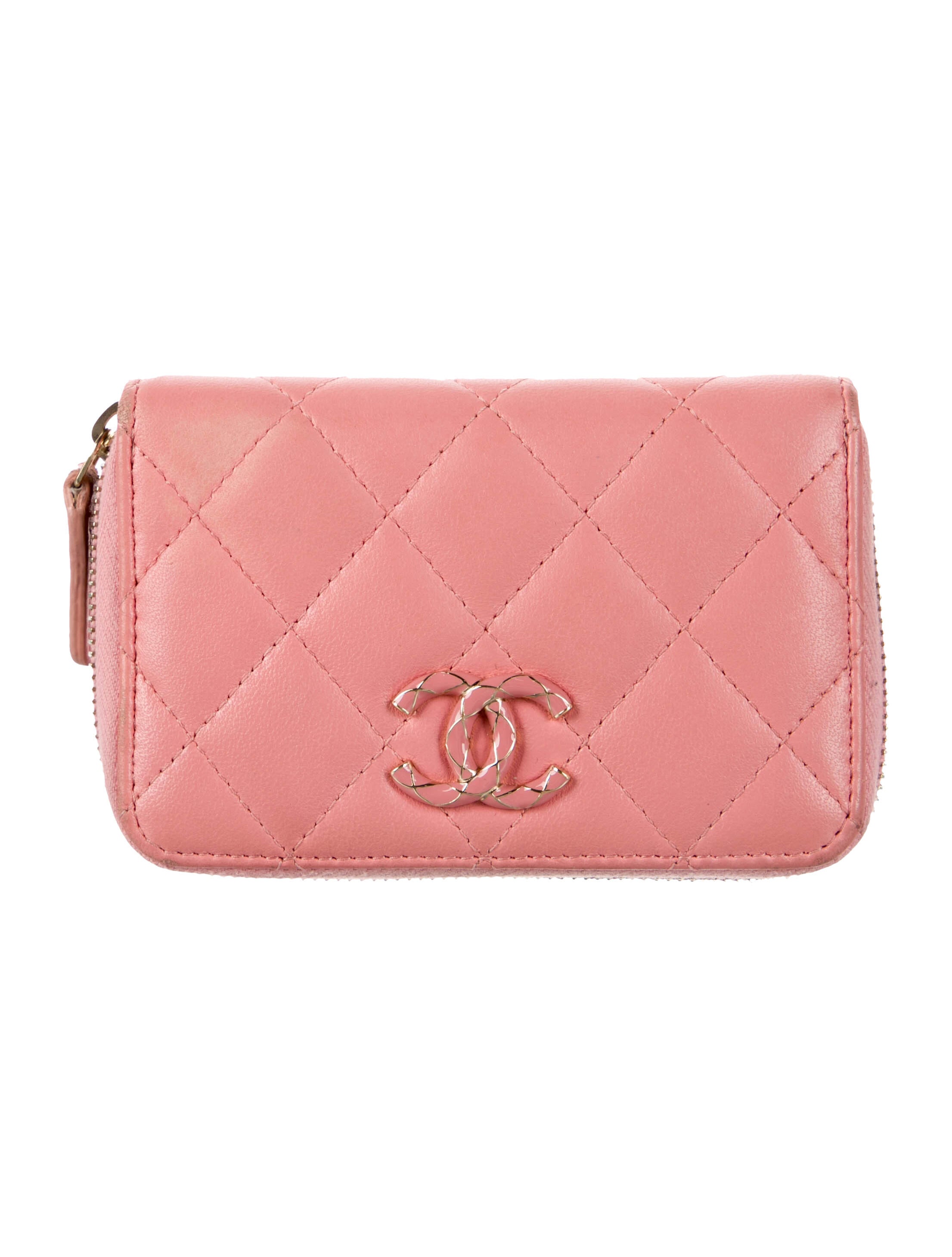 Chanel Coin Purse Interlocking CC Logo Wallet