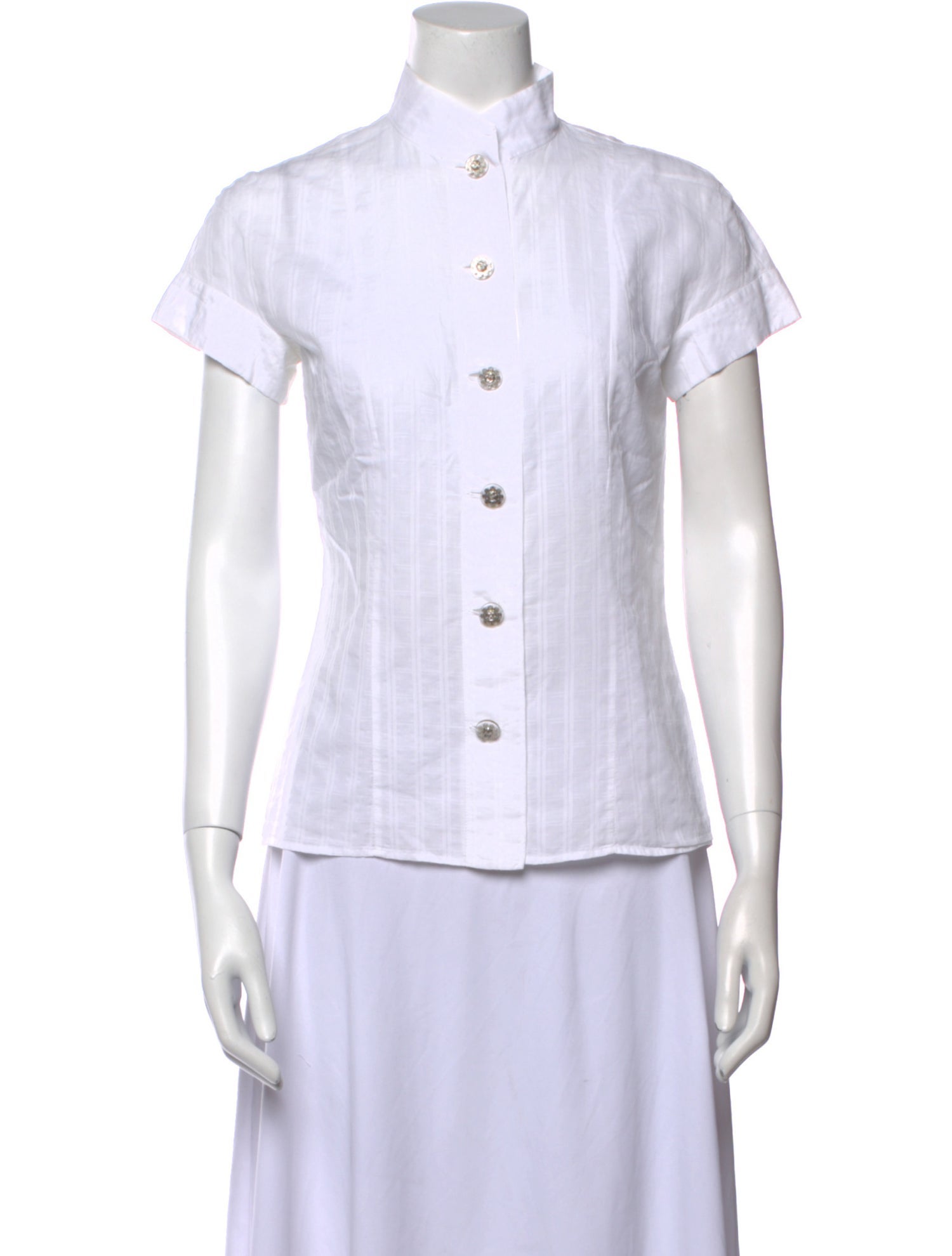 Chanel 2016 Paris-Seoul Button-Up Top