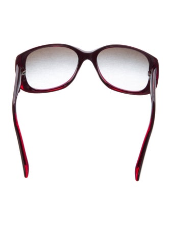 Chanel Mother of Pearl Interlocking CC Logo Sunglasses