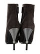 Chanel Interlocking CC Logo Suede Boots