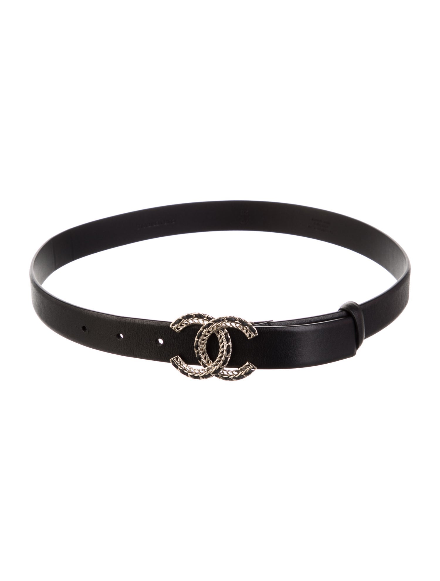 Chanel 2022 Interlocking CC Logo Waist Belt