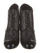 Chanel Leather Lace-Up Boots
