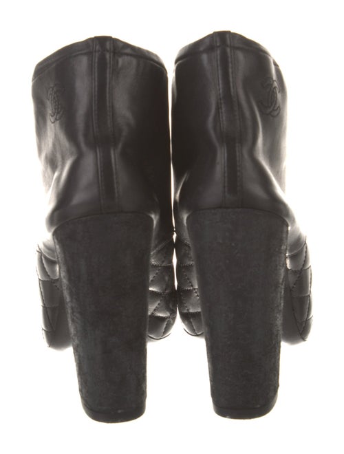 Chanel Leather Lace-Up Boots