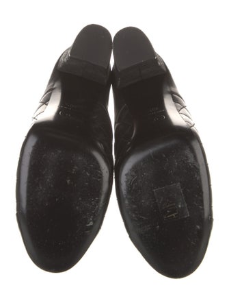 Chanel Leather Lace-Up Boots