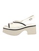 Chanel 2023 Interlocking CC Logo Slingback Sandals