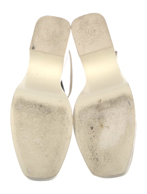 Chanel 2023 Interlocking CC Logo Slingback Sandals