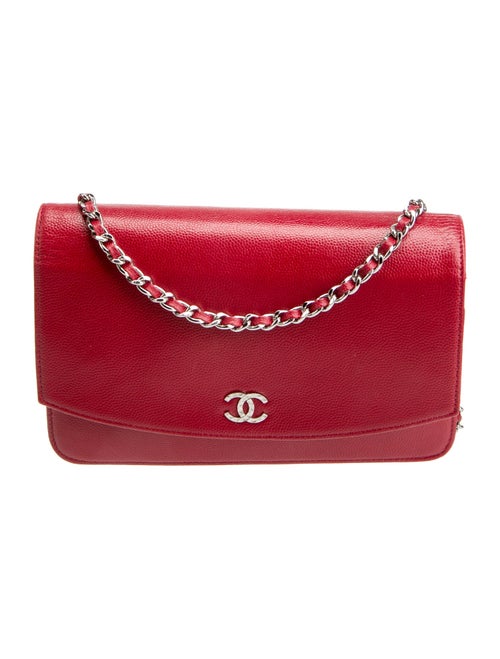 Chanel Caviar Sevruga Wallet On Chain