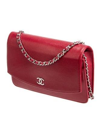 Chanel Caviar Sevruga Wallet On Chain