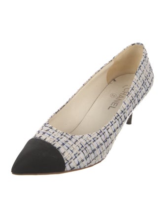 Chanel 2019 Faux Pearl Accents Pumps