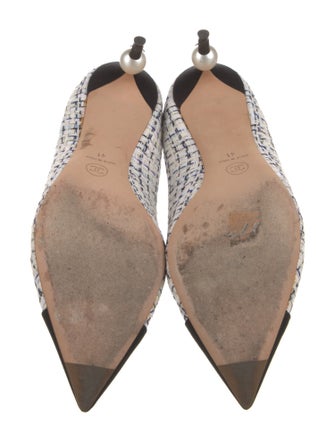 Chanel 2019 Faux Pearl Accents Pumps