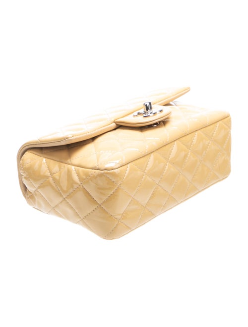 Chanel Quilted Patent Rectangular Mini Flap Bag