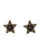 Chanel 2024 Enamel CC Star Stud Earrings