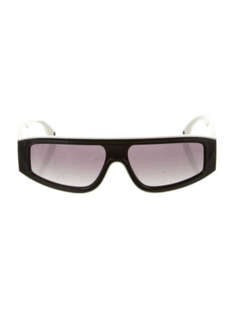 Chanel Interlocking CC Logo Shield Sunglasses