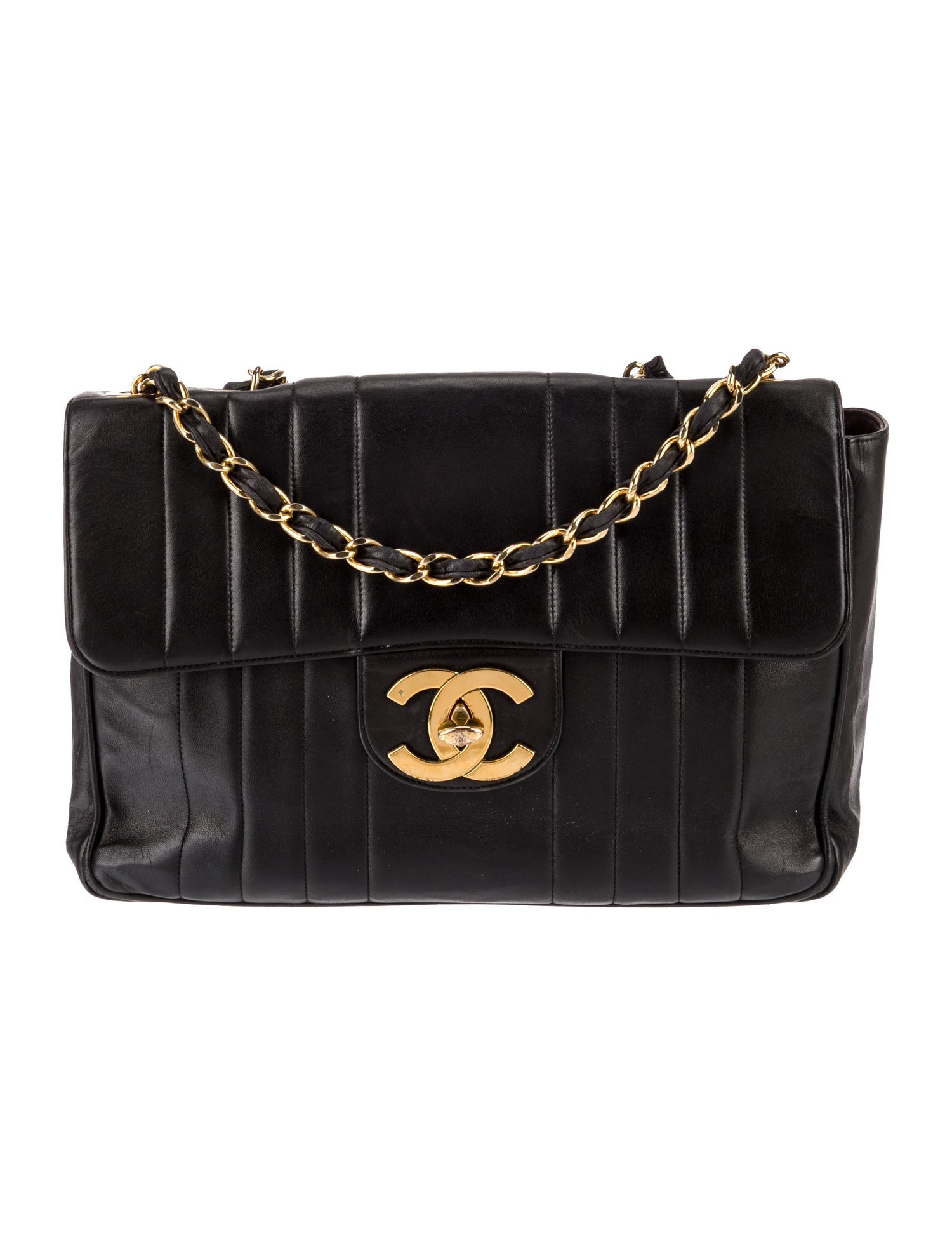 Chanel Vertical Quilt Jumbo Flap Bag