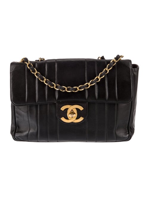 Chanel Vertical Quilt Jumbo Flap Bag