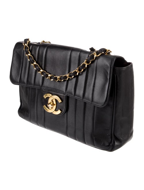Chanel Vertical Quilt Jumbo Flap Bag