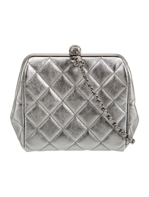 Chanel Quilted CC Evening Bag