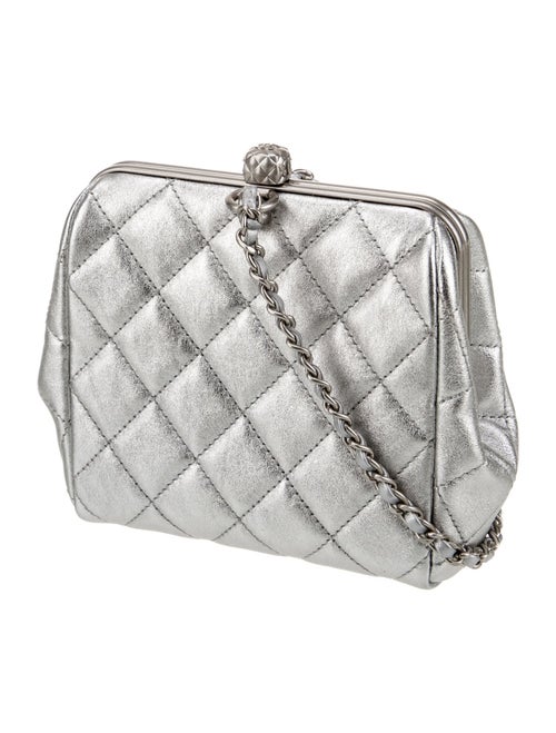 Chanel Quilted CC Evening Bag