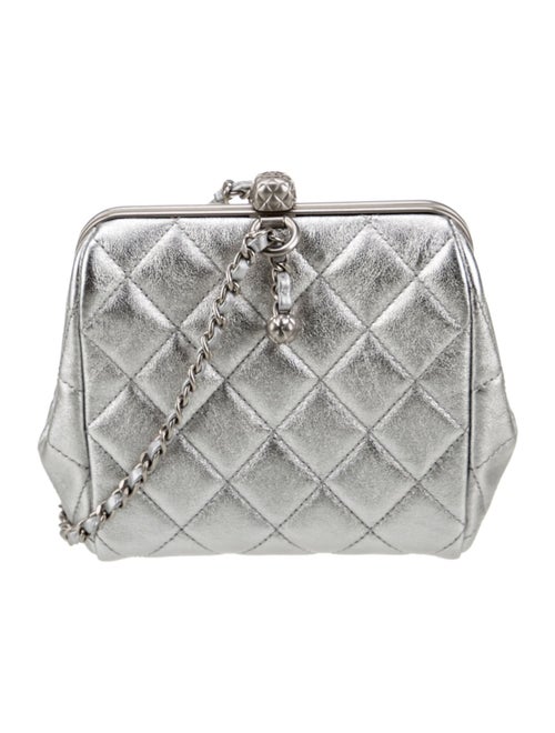 Chanel Quilted CC Evening Bag