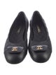 Chanel 2024 Interlocking CC Logo Flats
