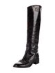 Chanel Interlocking CC Logo Calfskin Riding Boots