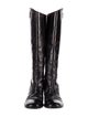 Chanel Interlocking CC Logo Calfskin Riding Boots