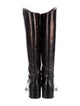 Chanel Interlocking CC Logo Calfskin Riding Boots