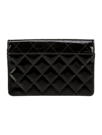 Chanel Quilted Patent Clutch