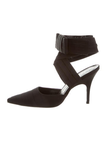 Chanel Woven Pointed-Toe Pumps