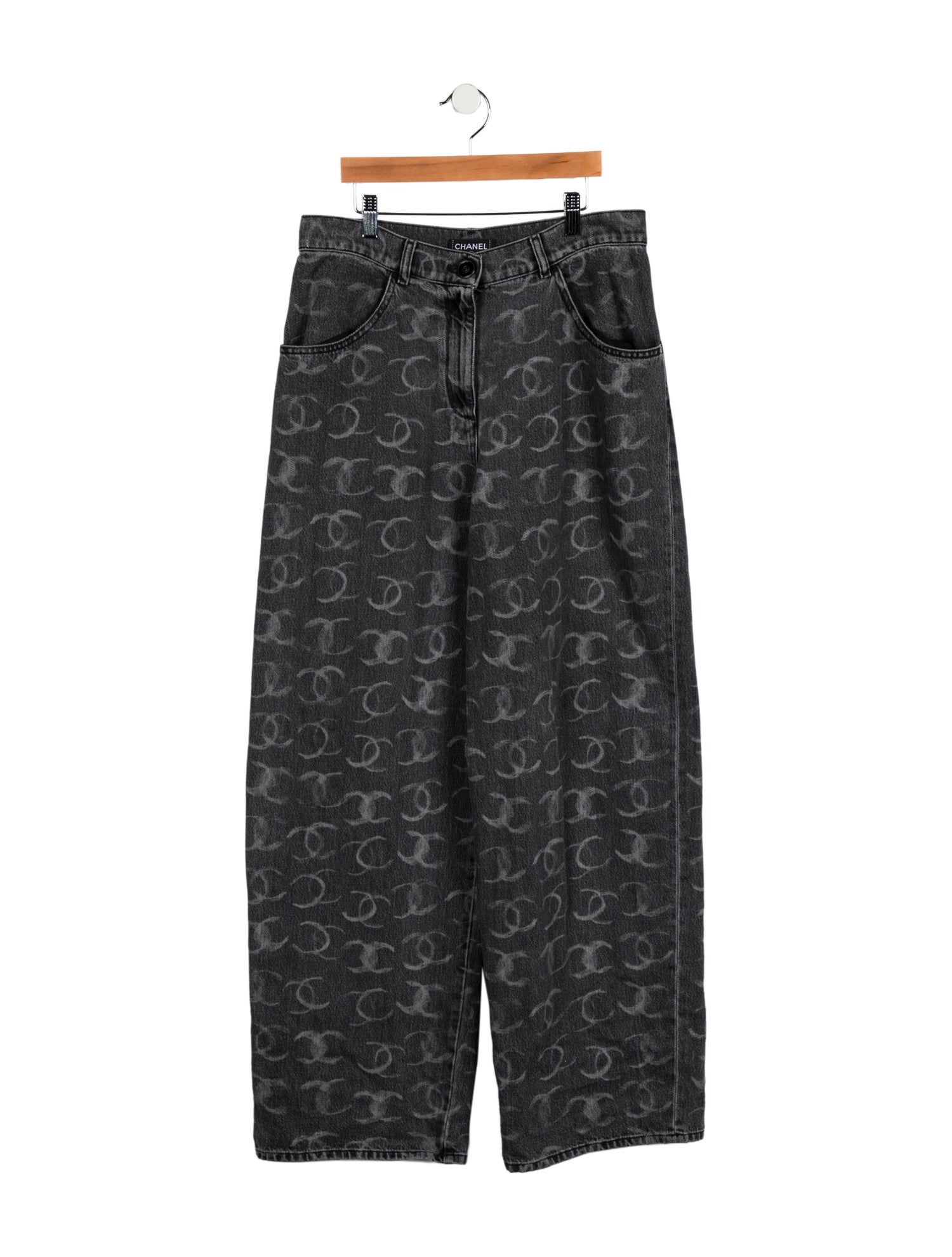 Chanel 2023 Wide Leg Jeans