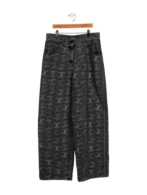 Chanel 2023 Wide Leg Jeans