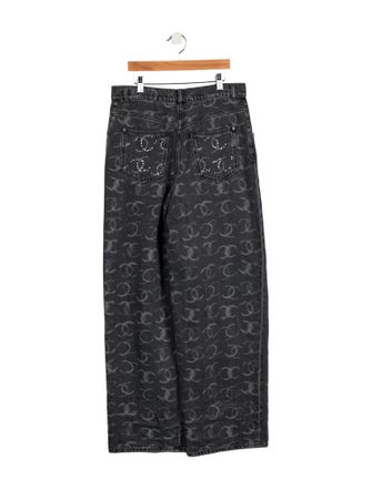 Chanel 2023 Wide Leg Jeans